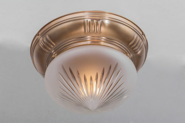 PANNON 20/2 - Brass ceiling light by Patinas Lighting - view 3